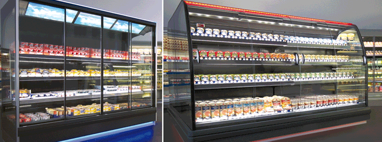 refrigeration cabinets roller blind systems glasscovers pan-dur