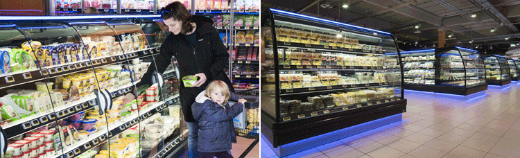 refrigeration cabinets roller blind systems glasscovers pan-dur