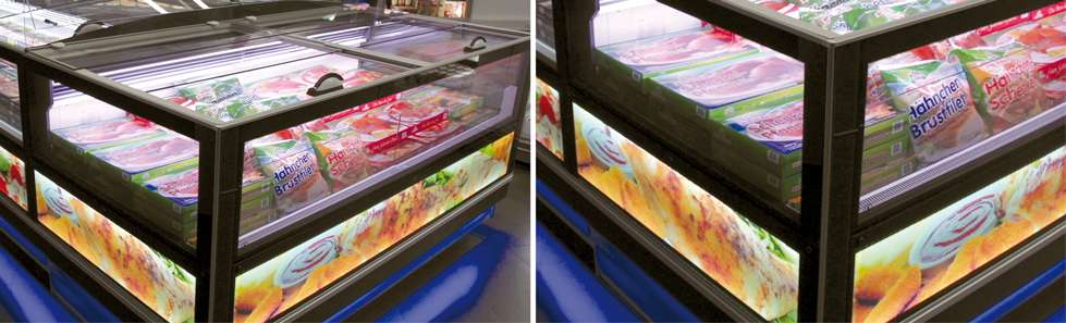 refrigeration cabinets roller blind systems glasscovers pan-dur